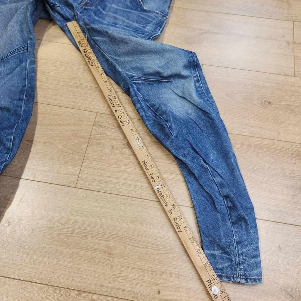 G-Star RAW Jeans Mens 32x30 Blue Med Wash Relaxed Tapered Denim Casual